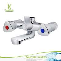 Hot Cold double way abs bath Shower faucet