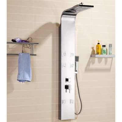 Rainfall Waterfall Shower Panel Stainless Steel Bathroom Massage System Shower Panel