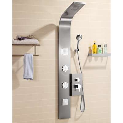 bathroom Tower Massage shower panel system shower wall panels stainless steel rainfall shower panel